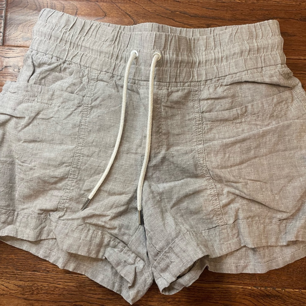 Grey Semi-Formal High-Rise Athleta Shorts
